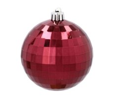 Vánoční koule 9ks 8cm Burgundy