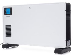 Elektromos konvektoros fűtőberendezés 2300 W, turbó ventilátor, távirányító, LCD időzítő, fehér szín TA942