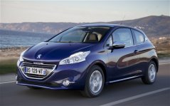 Cotieră Peugeot 208, negru, piele ecologică