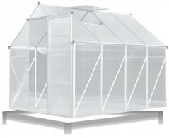 Polikarbonát üvegház 2,5x1,9x1,95m