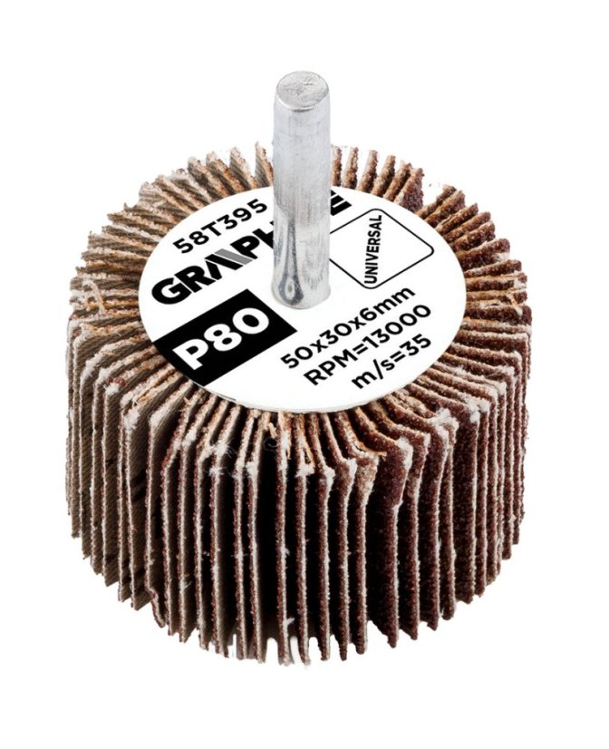 Laminált lemez 50 x 30 x 6 mm, P80 58T395