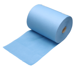 Кърпички на ролка 150 м 68 г/м2 СИНЬО