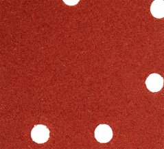 Brusni papir s čičak deltom 140 x 140 x 80 mm, K120, 5 kom, s rupama 54H013