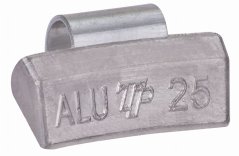 Ólom súly 25 g, ötvözött ALU felnihez rögzítve - bevonat nélkül 100 db