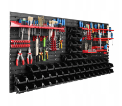 Zidna ploča za alat 172x78cm + 60 kutija