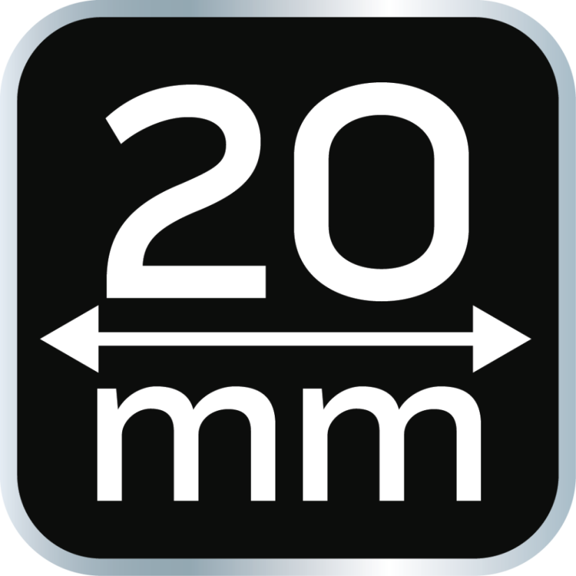 Sekáč 20 mm, CRV, 2-složková rukojeť 37-920