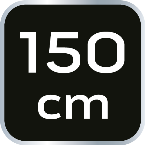 Aluminium-Wasserwaage, 2 Wasserwaagen, gefräste Bodenfläche, 150 cm 71-086