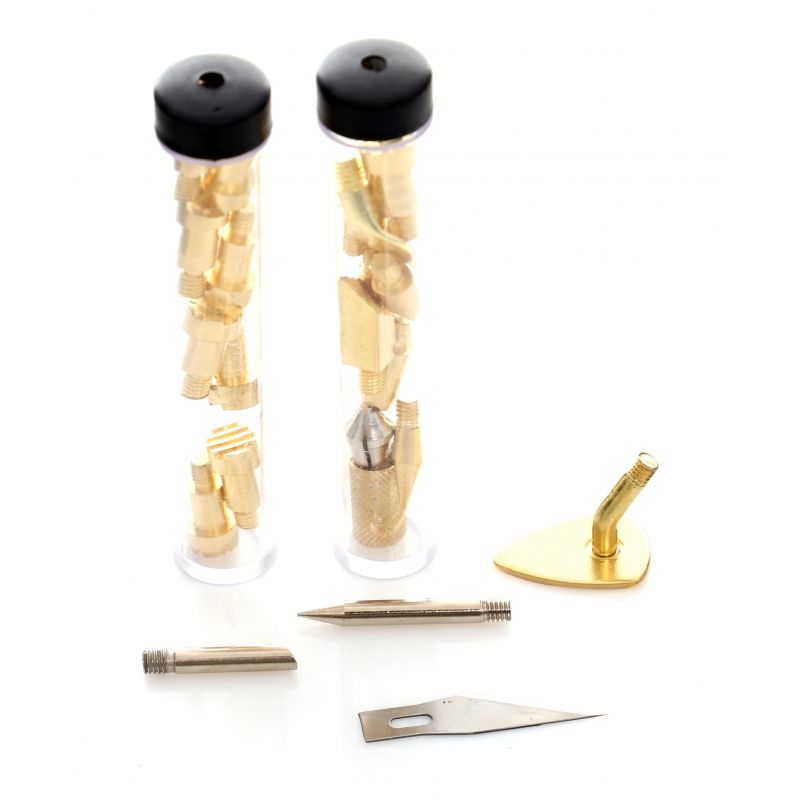 Holzbrenner + 22 Stück Verlängerungen 270°C KD10188