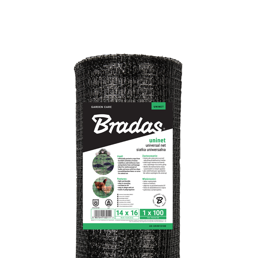 Síť proti krtkům 30g/m2 1,5x200m UNINET