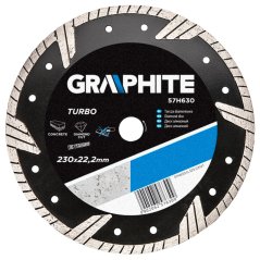Dijamantni disk, 230 22,2 mm, Turbo 57H630