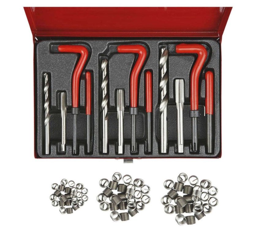 Gewindereparaturset M6, M8, M10 88 Stk.