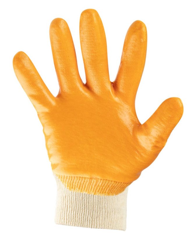 Arbeitshandschuhe, Baumwolle, teilweise nitrilbeschichtet, 4111X, Größe 9 97-631-9