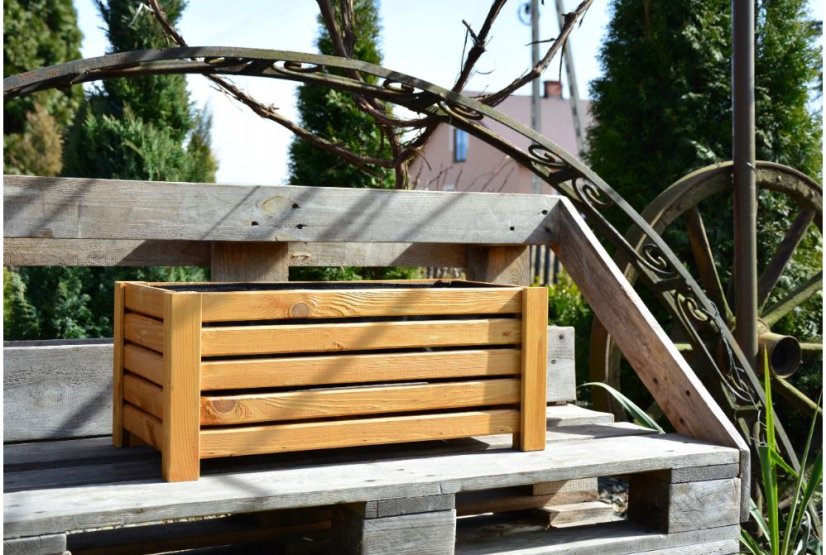 Fa virágcserép Natural 60x30x25cm