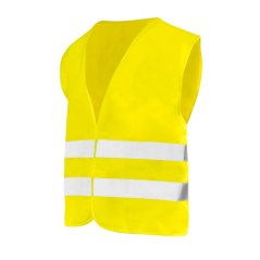 Figyelmeztető mellény, sárga, XL-es méret 81-735-XL