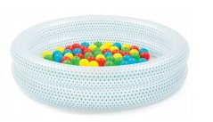 Gyerekmedence 91x91cm Kék pötty