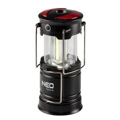 Akkumulátoros kemping lámpa 200 lm 3xAA 3 az 1-ben COB LED 99-030