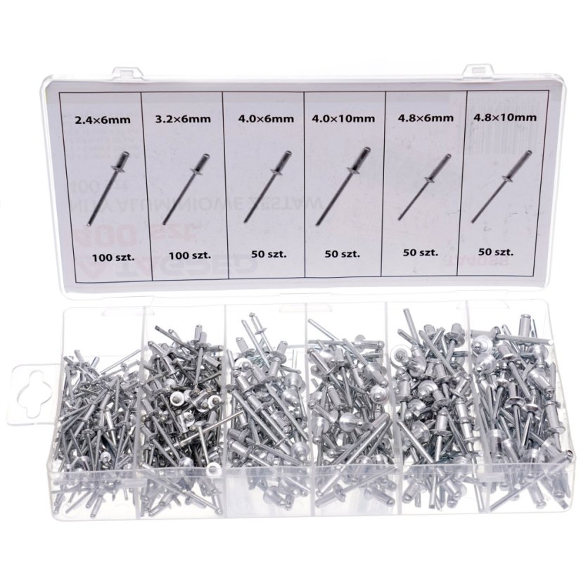 Alumínium szegecsek 2,4/3,2/4,0/4,8mm TA4096