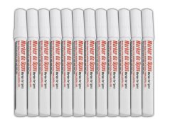 Označovač na pneumatiky - marker bílý, kulatý 2,5mm, 12ks