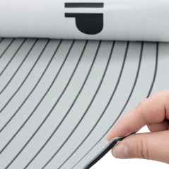 Samolepící protiskluzová podložka z EVA pěny, 240×90 cm šedá