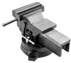 Svěrák litinový pevný s otočnou základnou, 150 mm 07A215