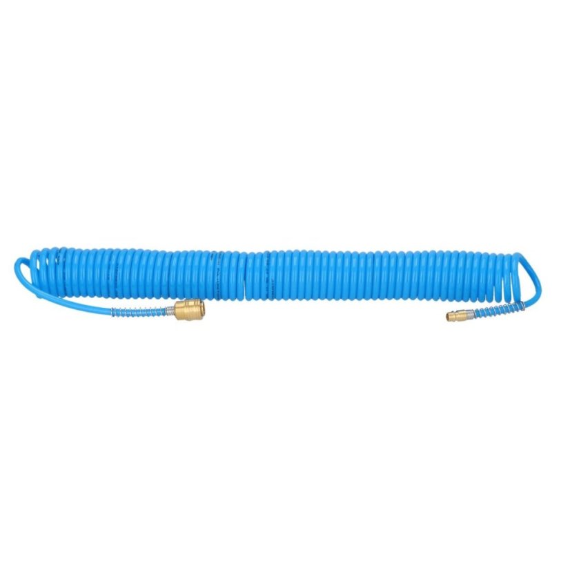Furtun pneumatic spiralat PU cu 10 m fi 8 x 5 mm fitinguri 4304206