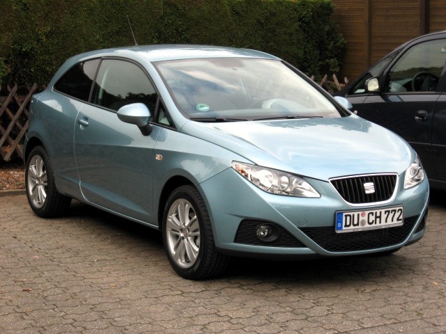 Armlehne Seat IBIZA 4 (6J), schwarz, Öko-Leder