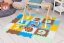 Puzzle cu spumă - covor educativ 114x87cm Color number