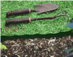 Valoviti plastični rubnik 10cmx9m zeleni