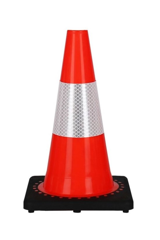 Közlekedési bója rugalmas PVC - Visszaverődő 30cm