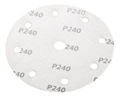 Brusné kotouče 150 mm, P240, 5 ks, s 9 otvory pro 04-721 08-996