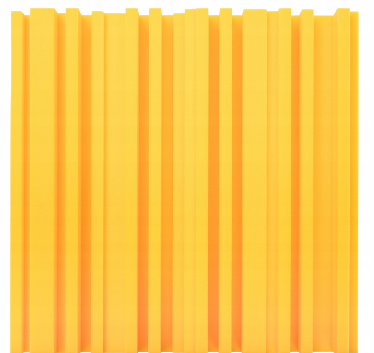 Akustický panel Equalizer 50x50cm, tloušťka 7cm, žlutý