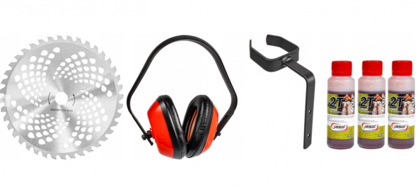 Benzin-Freischneider DEMON RQ580 3,8kW + 30-teiliges Set