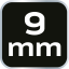 Cheie hexagonală 9,0mm, CrV 09-541