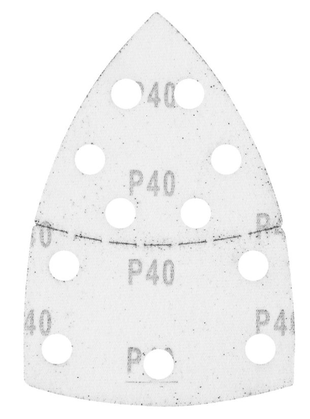 Brusni papir s čičkom, željezo 102 x 152 mm, P40, 5 kom, s 11 rupa 58T300