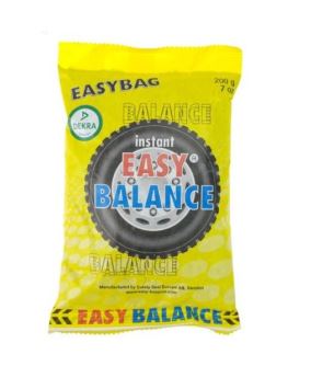 Kerék kiegyensúlyozás kiegyensúlyozó granulátummal