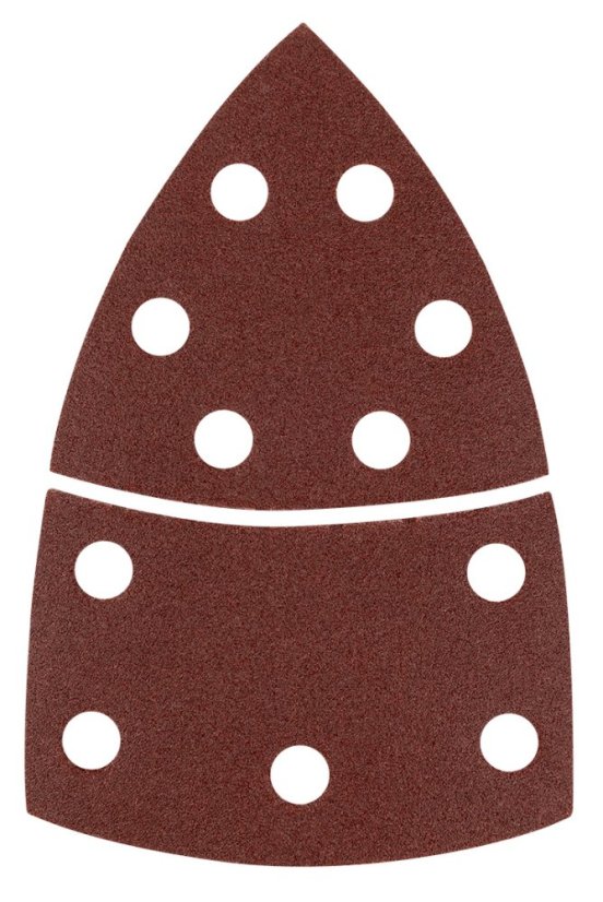 Velcro brusni papir, željezo 102 x 152 mm, P120, 5 kom, s 11 rupa 58T304