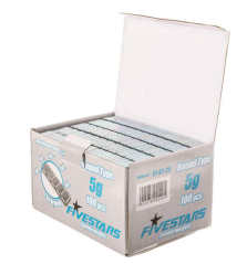 Самозалепващи се тежести сребърни 60g Кръгли (5g) 100бр