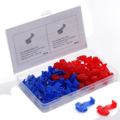 Conectori, conectori rapizi, terminale pentru cabluri electrice, 50 bucăți TA4164