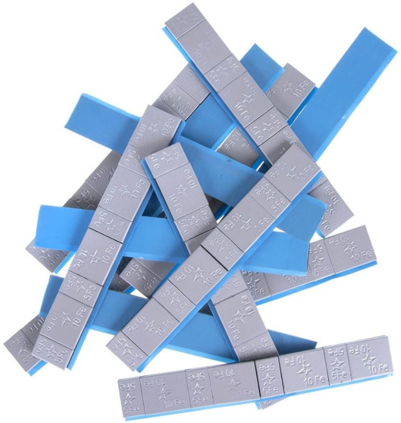 Öntapadós centírozó súly GREY 60g szalag (5g/10g) 100db