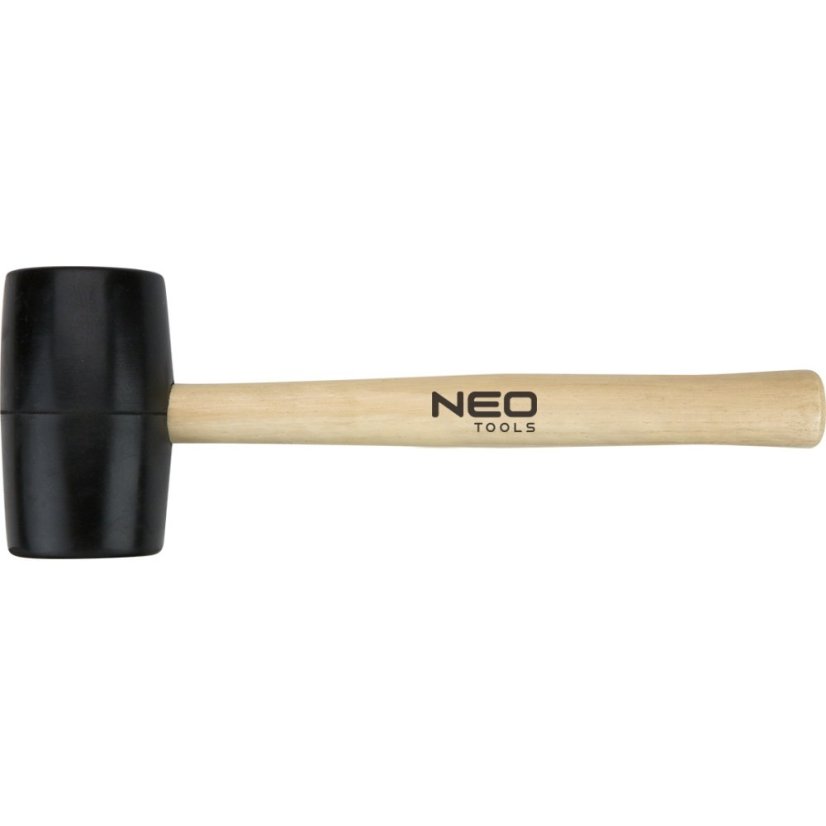 Gumikalapács 63 mm, 680 g, fa nyéllel 25-063