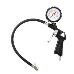 Pištol na hustenie pneumatík s manometrom 63 mm 14-714