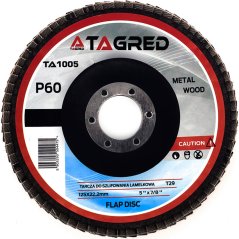 Lamelni disk 125 mm/22,23 brusilni mm P60 TA1005