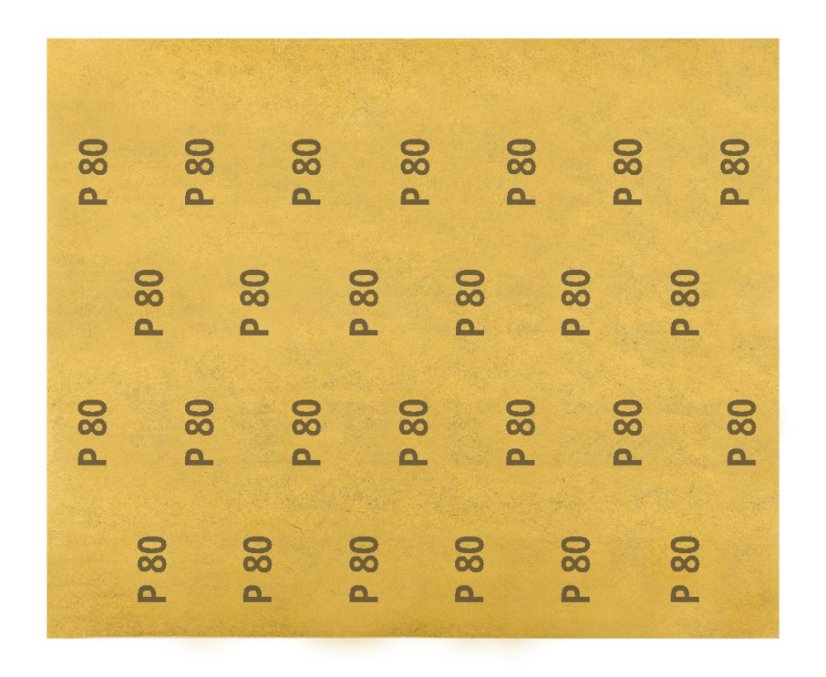 Brusni papir na bazi vode 230 x 280 mm, P80 58T211