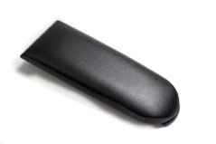 Poklop na loketní opěrku Škoda Fabia 2, černá, eko-kůže