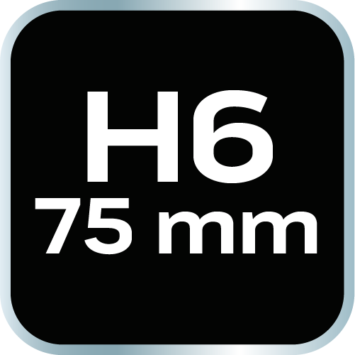 HEX-Spitze 6 x 75 mm, S2 x 2 St. 10-982