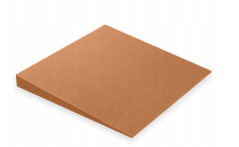 Akustický panel 3D zkosený 50x50cm, tloušťka 5cm, hnědý