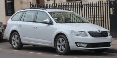 Cotieră Škoda OCTAVIA 3, negru, husă din material textil
