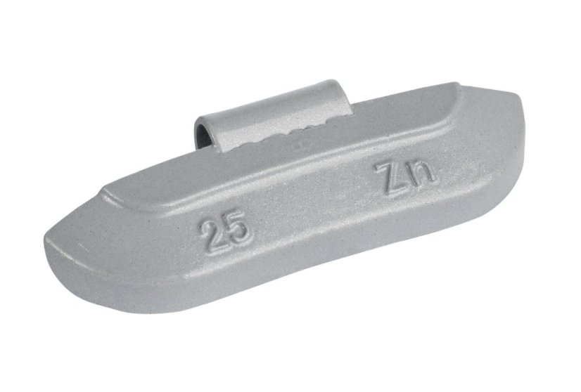 Centírozó (felütős) súly ZN védőrétegű pléh felnikre 25g 100db