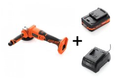 Winkelschleifer 18V KD1772 0-8500/min + Akkumulator 2Ah PROSERIES KD1778 + Ladegerät PROSERIES KD1780