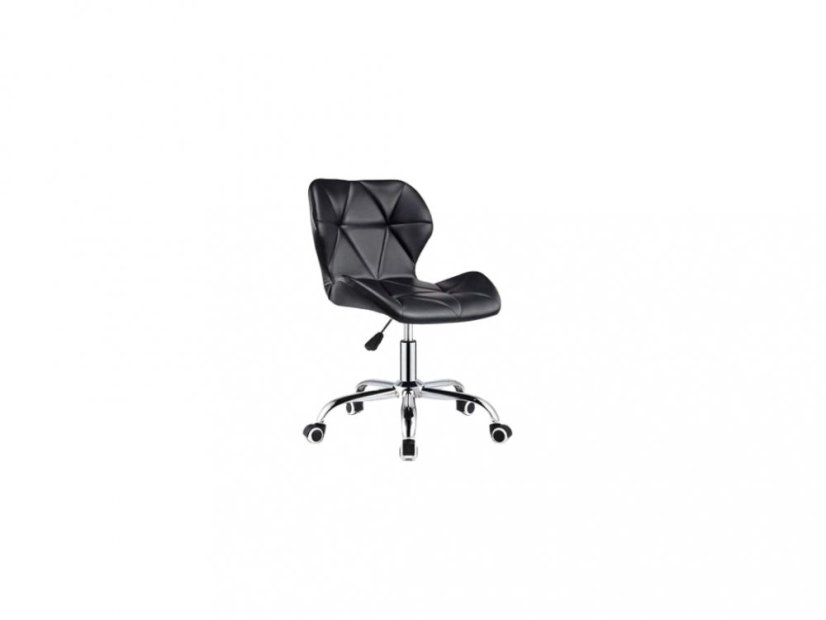 Bürostuhl Leder Black